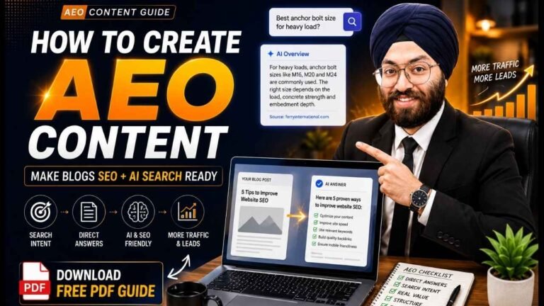 How to Create AEO Content That Ranks, Gets Cited by AI, and Brings Real Leads